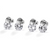 Silver sterling 925 Cubic zirconia stud