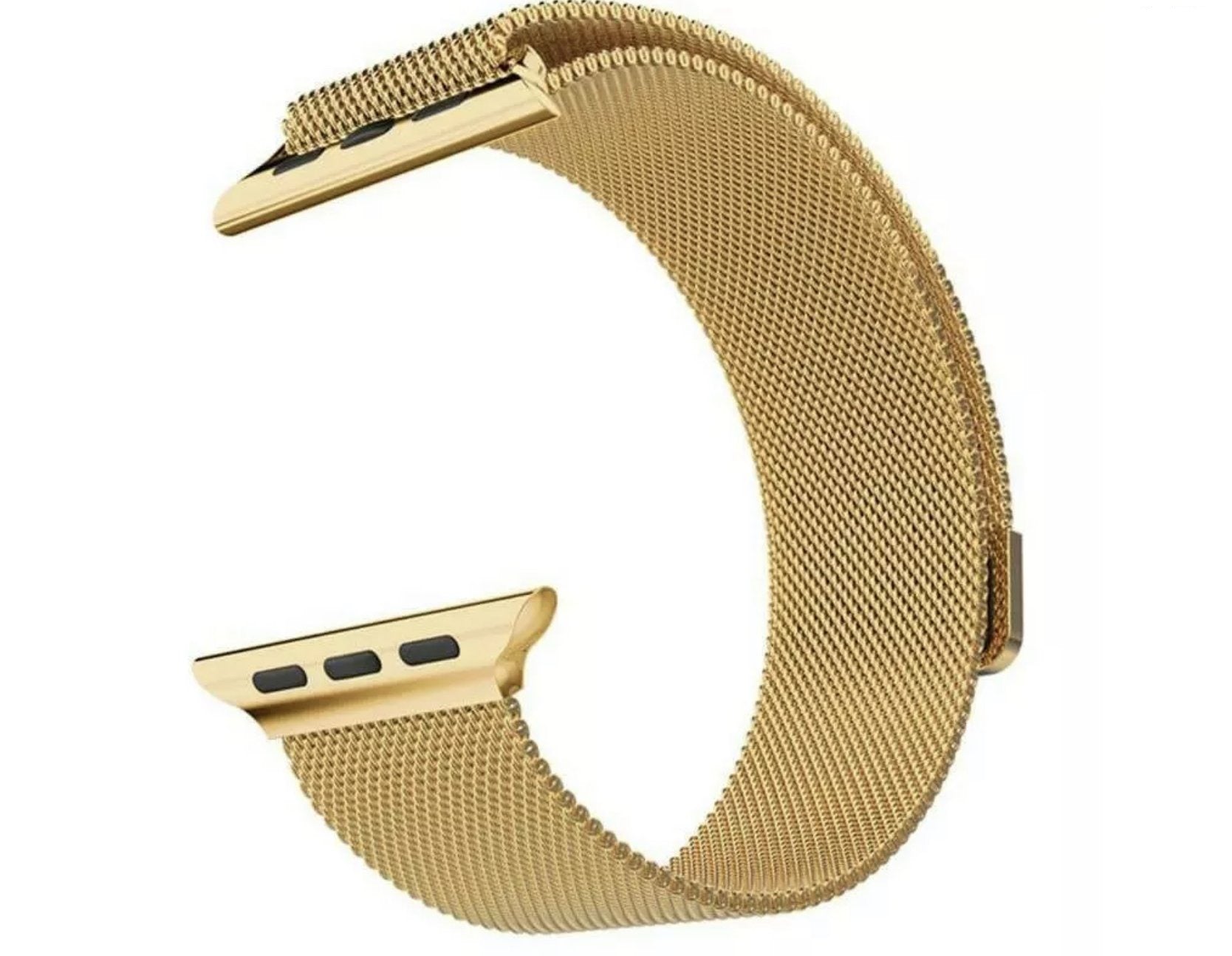 iWatch Apple Milanese metal strap belt 24k gold plated