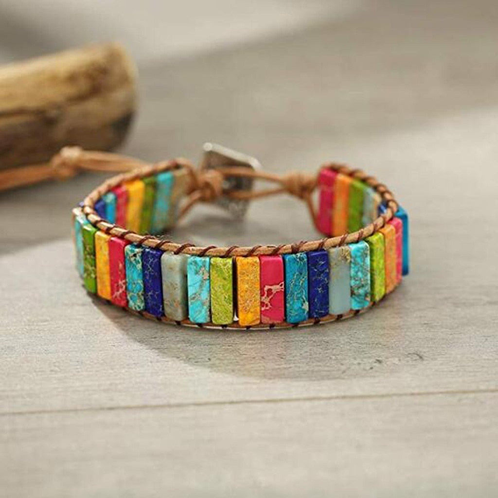 Chakra Bracelet Jewelry Handmade Multi Color